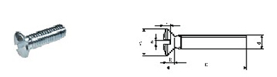 开槽半沉头螺钉